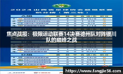 焦点战报：极限运动联赛14决赛德州队对阵银川队的巅峰之战